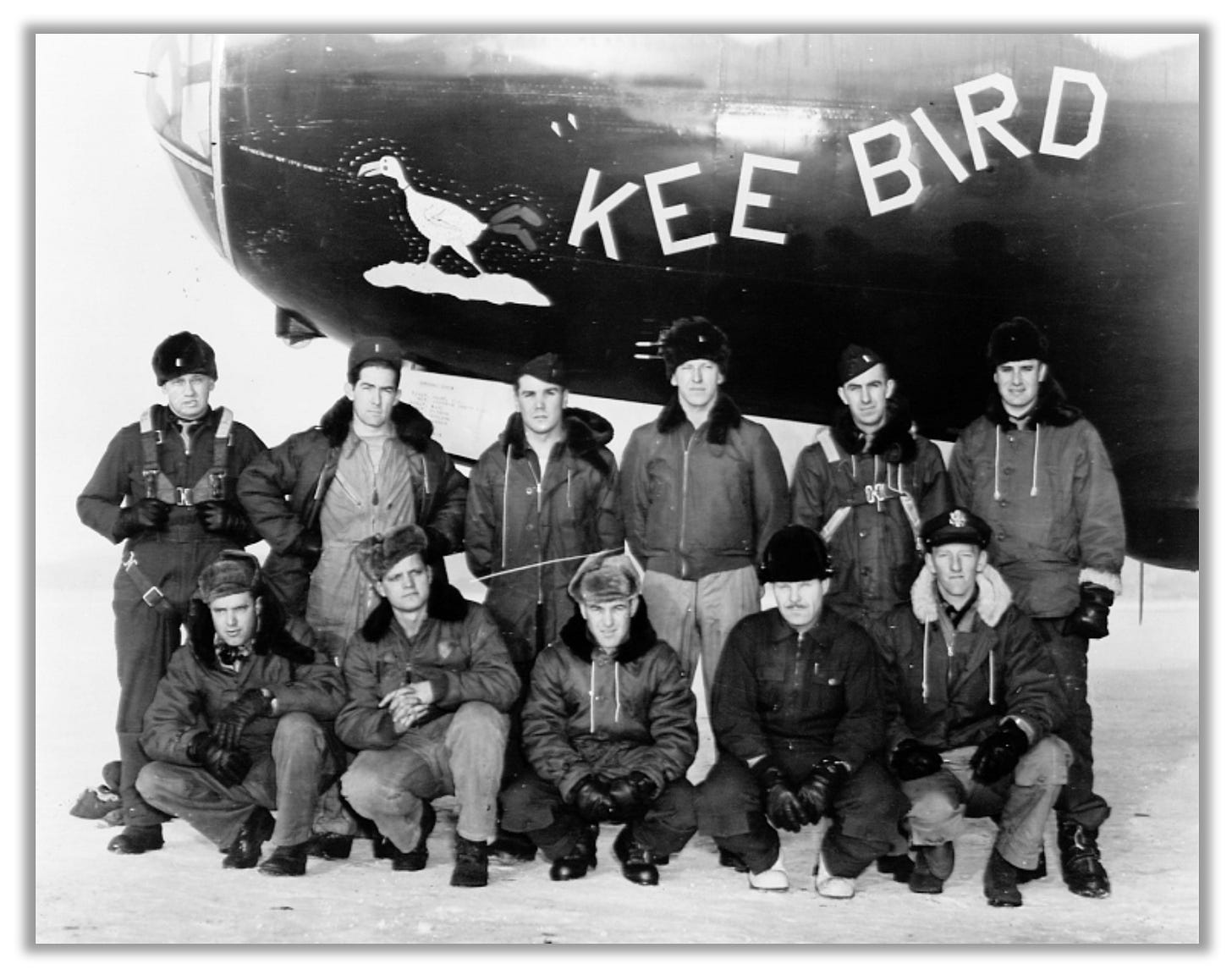 Kee Bird's crew is pictured with Kee Bird.