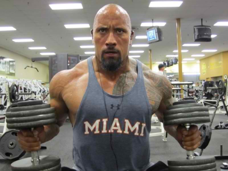 dwayne johnson thankful for no nfl career