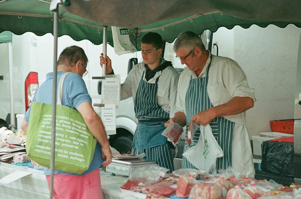 March House Farm meat, Wimbledon Farmers Market