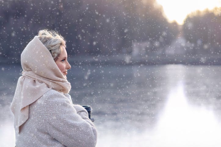 The power of reflection in December. Self trust is the key to happiness and fulfillment.