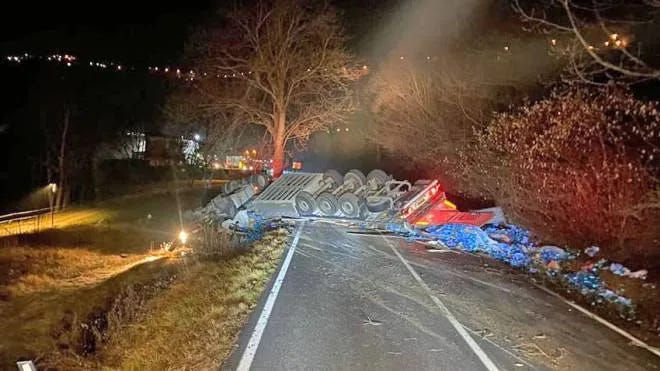 Bergamo Deadly off-road truck in Endine Gaiano February 17, 2023 ANSA RENATO DE PASCALE