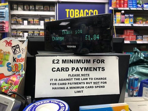 Woking going cashless