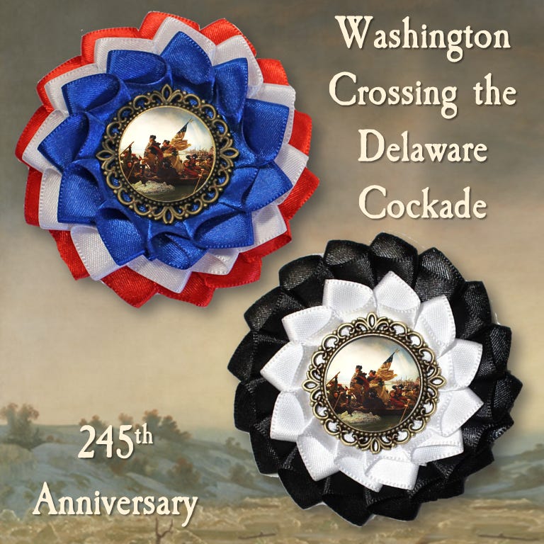 Washington Crossing Delaware Cockade