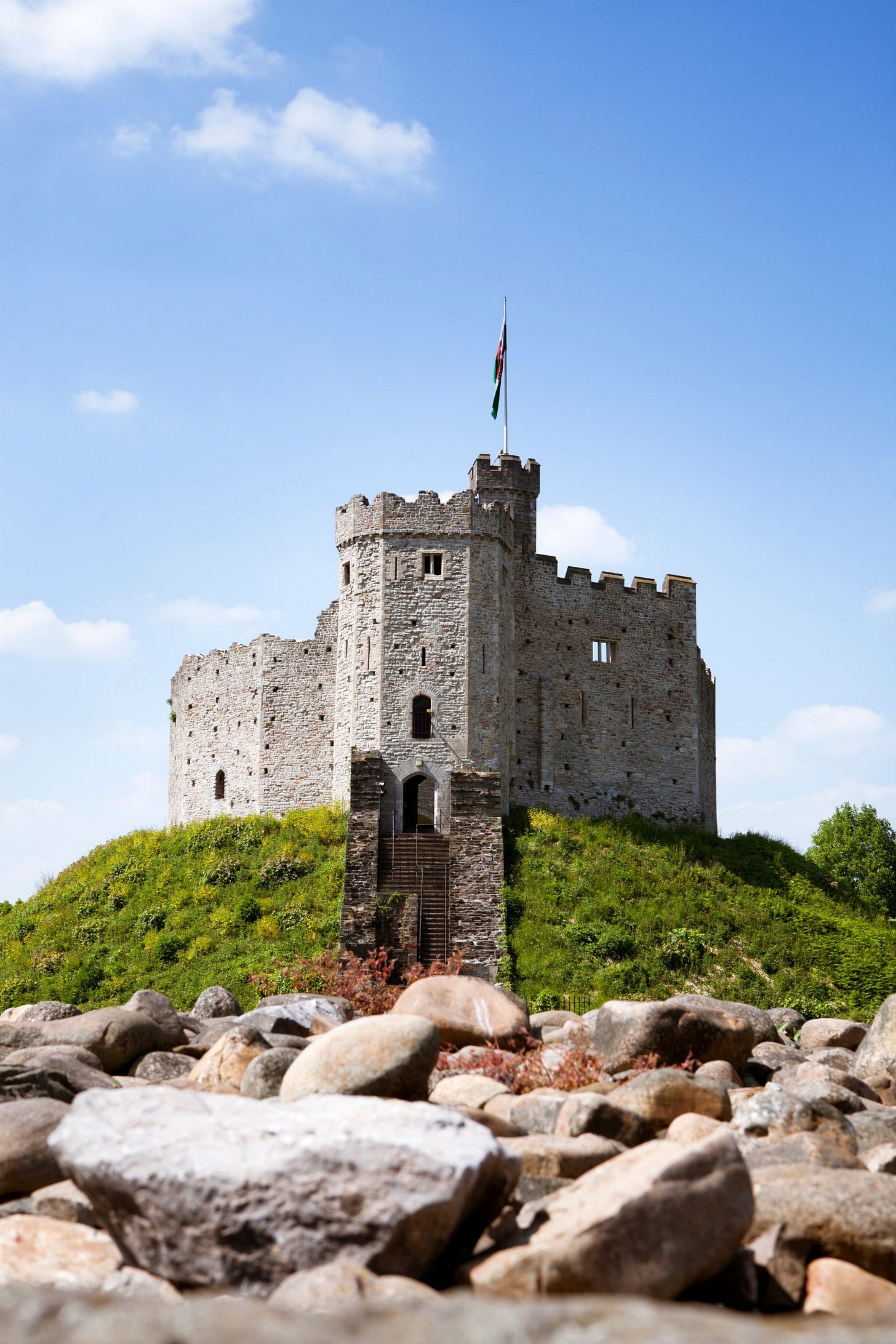 Exterior of Cardiff Castle