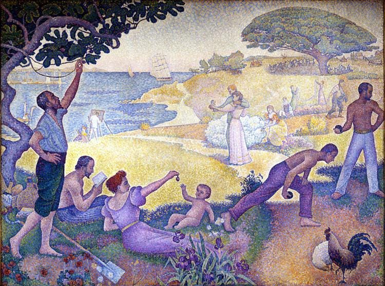 Au temps d'harmonie (L’âge d’or n’est pas dans le passé, il est dans l’avenir), 1893 - 1895 - Paul Signac