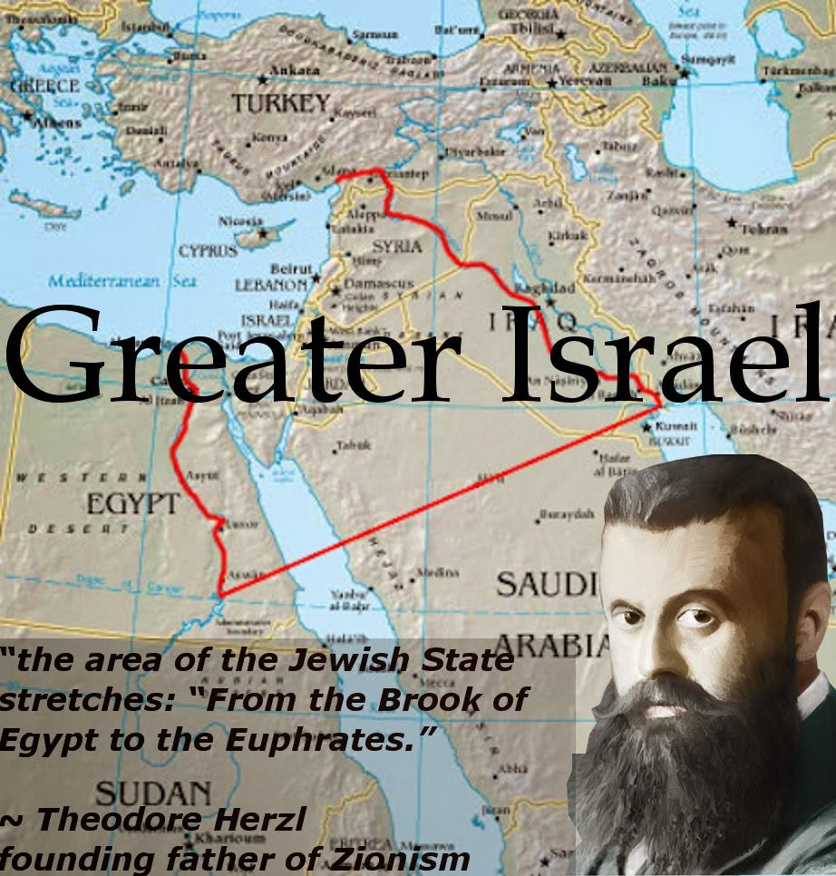 The Greater Israel Project: A Zionist Scheme To Transform The Geopolitical Map Of The Mideast ...