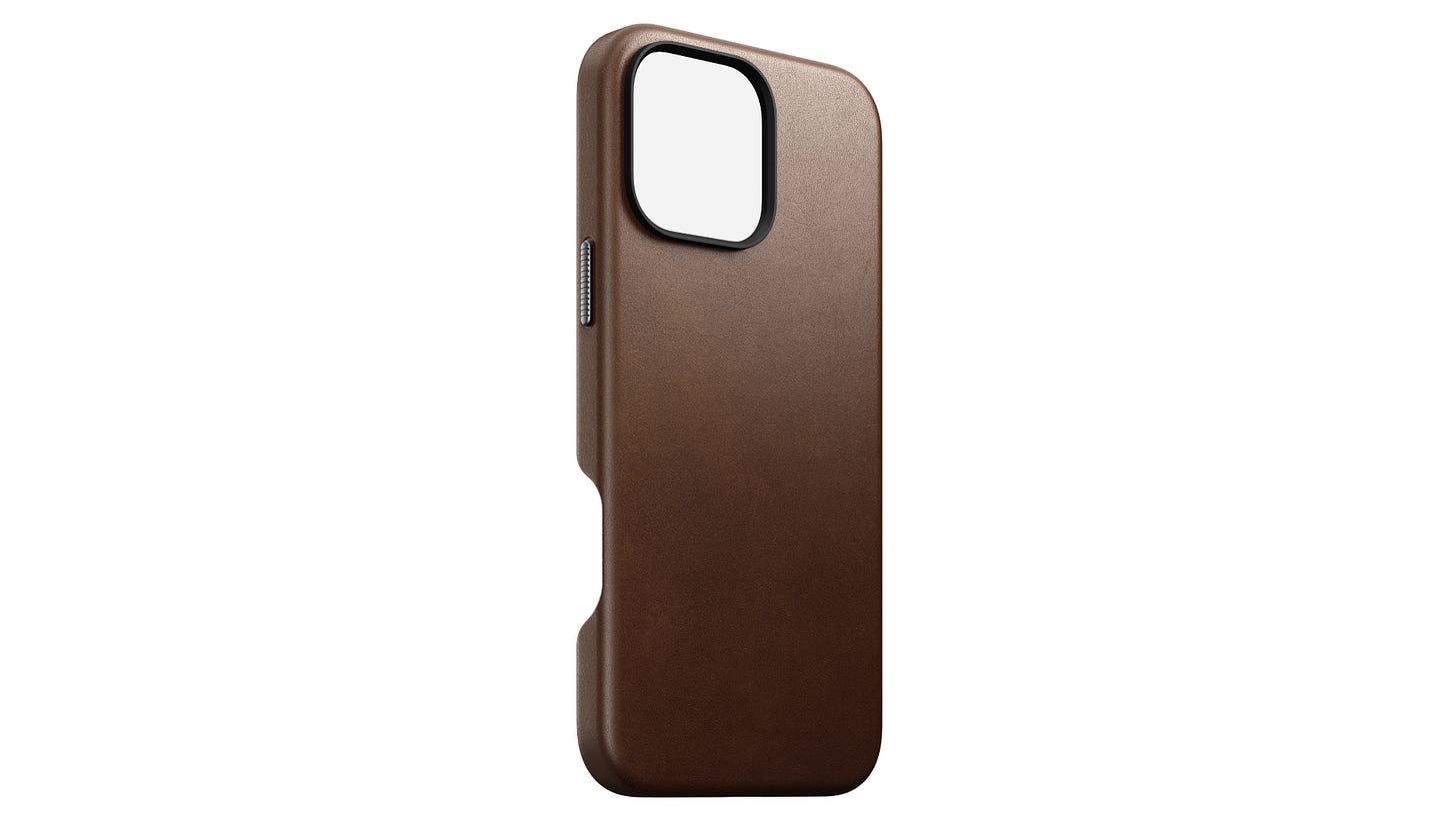 iPhone 16 Nomad Traditional Leather Case