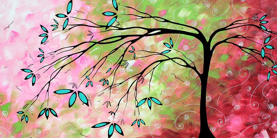 abstract-landscape-lily-spring-colors-by-madart-megan-duncanson