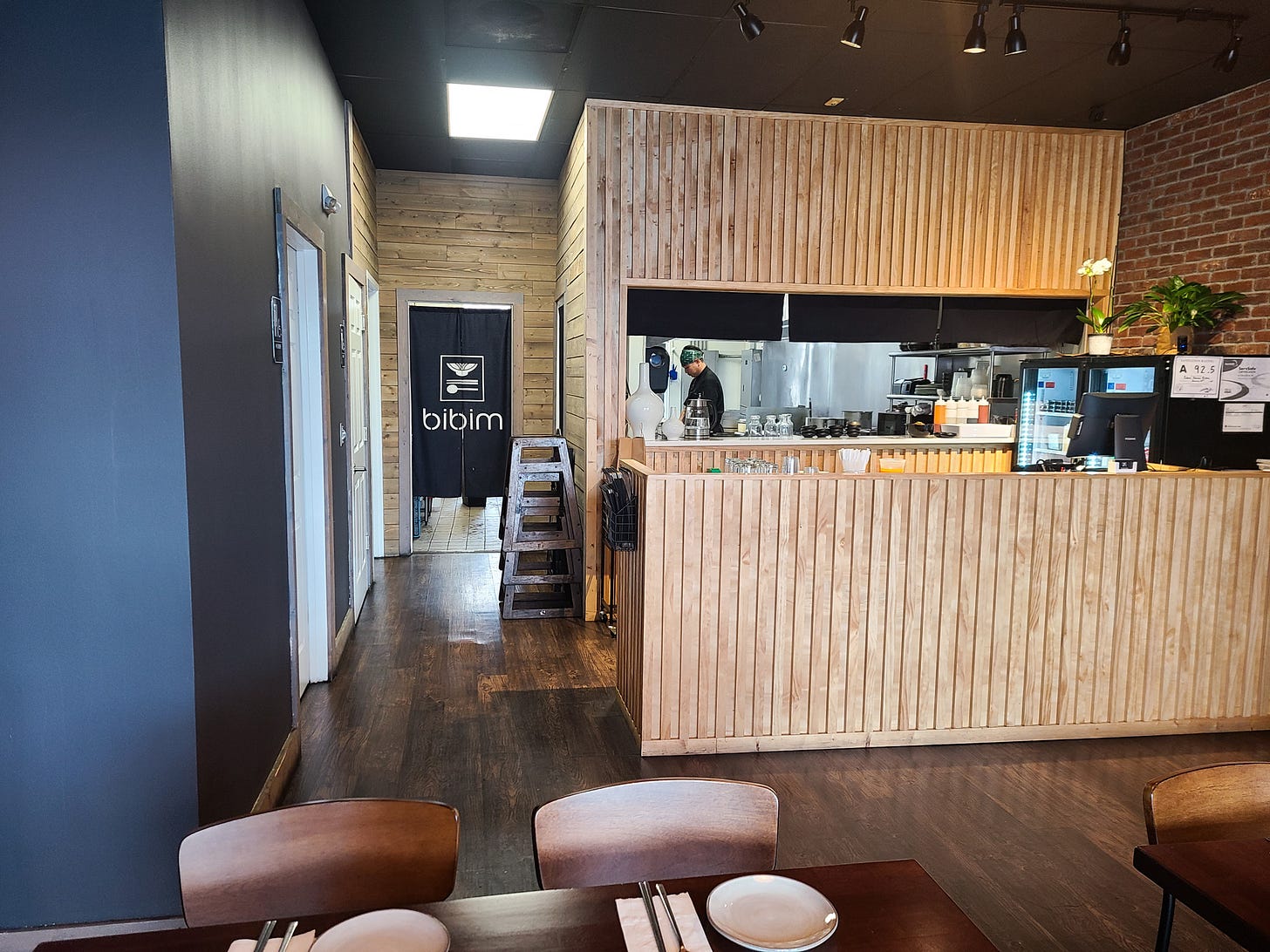 Bibim Korean Bistro kitchen and registers