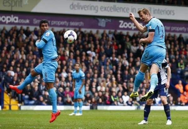 tottenham harry kane working soccer balls for gareth bale 2015 images