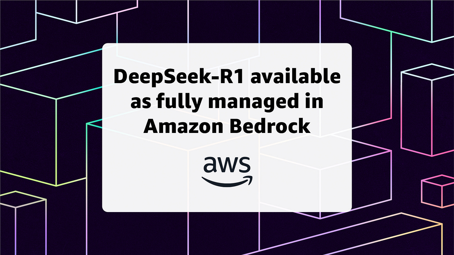 DeepSeek-R1 now available as a fully managed LLM model in Amazon Bedrock