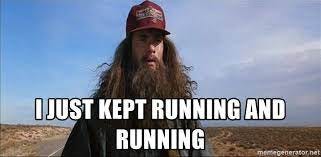 Kept Running, Forrest Gump - DizRuns.com