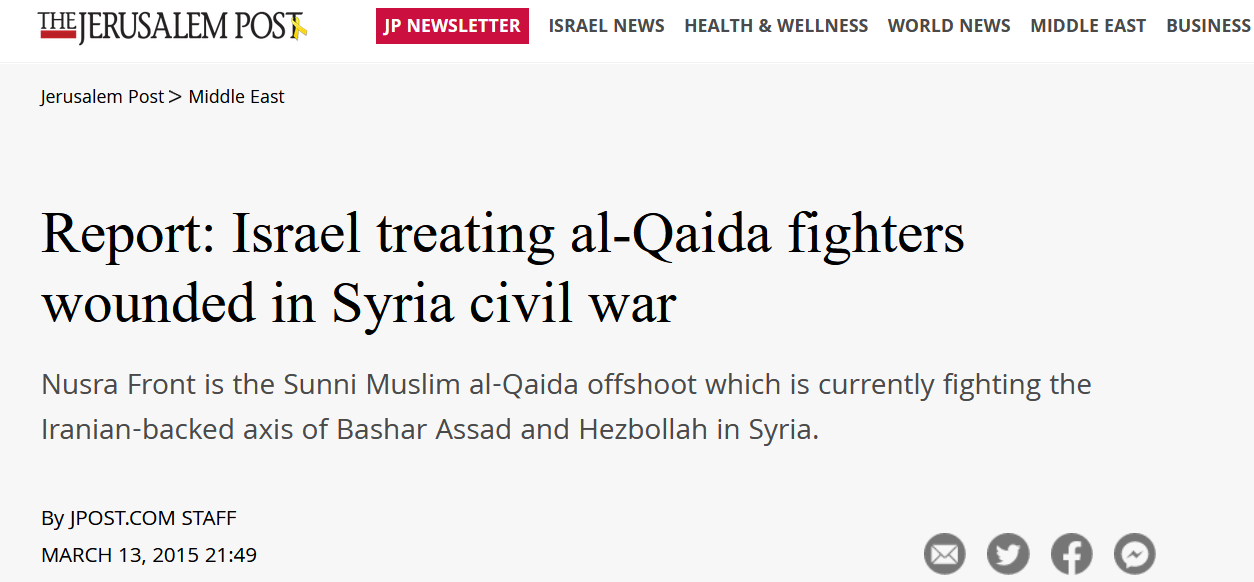 jerusalem post israel treat al qaeda syria