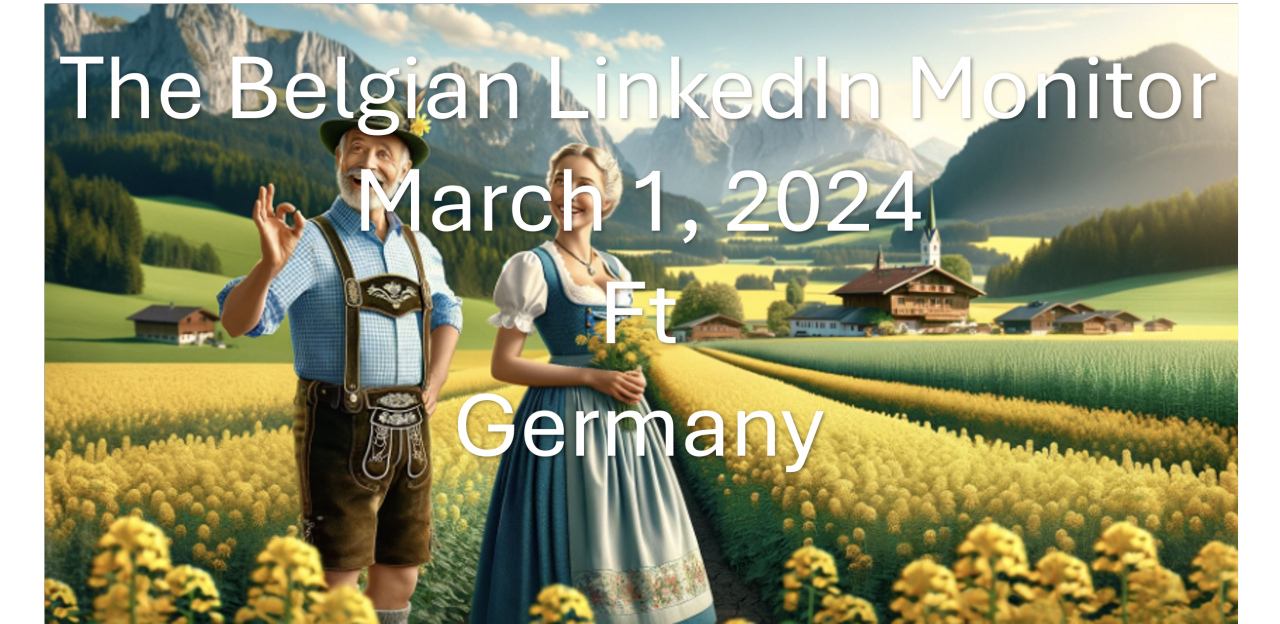 The Belgian LinkedIn Monitor (2.0) - March 2024