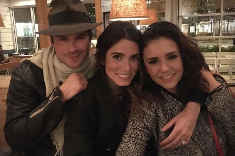 nina dobrev hangs with ian somerholder again 2017