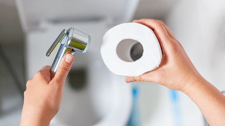 why bidet better than toilet paper