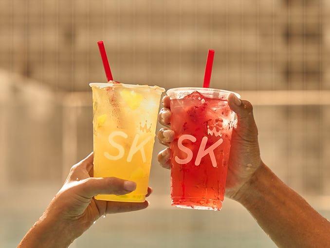 Smoothie King Pours New SK Refreshers - Iced-Cold, Lightly Caffeinated Fresh Fruit Beverages