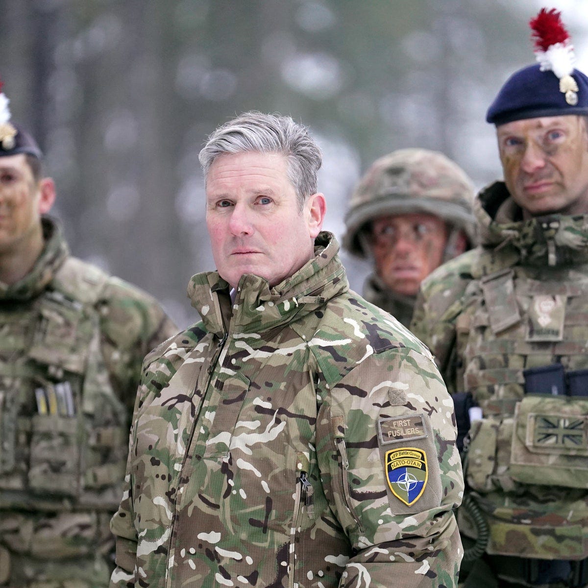 Keir Starmer channels Thatcher with military photo op | The Independent