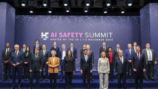 second day of the UK Artificial Intelligence (AI) Safety Summit, at Bletchley Park, in Bletchley, England, Thursday, Nov. 2, 2023