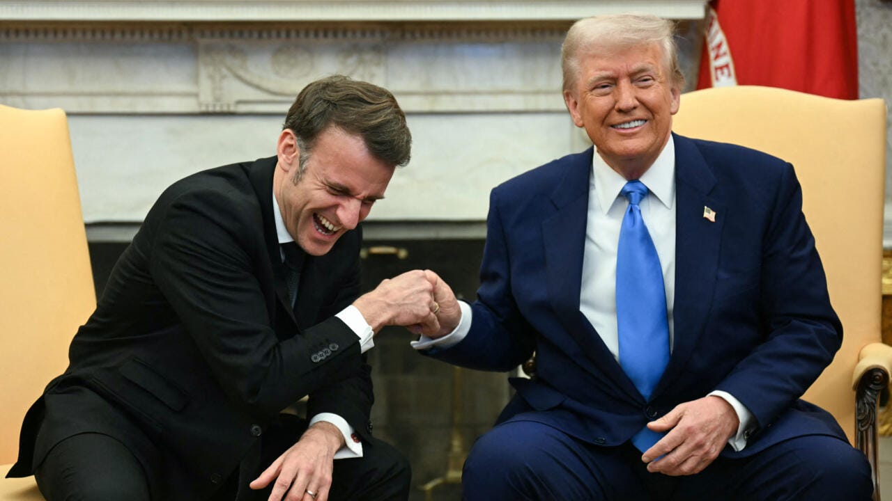 Macron and Trump rekindle their 'bromance' amid strategic tensions over  Ukraine