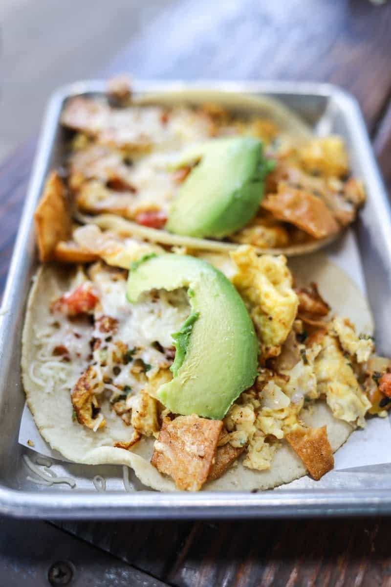 Migas Breakfast Tacos Recipe