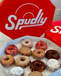 Spudly Donuts | 🍩NATIONAL DONUT DAY TOMORROW‼️ 🛑STOP BY THE STORE, LEAVE  A GOOGLE REVIEW & GET A FREE GLAZED DONUT!! 🫶ALSO BUY TWO OR MORE DOZEN  GET A... | Instagram