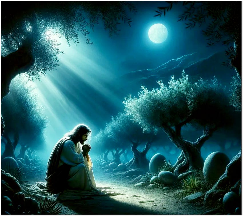 jesus under the moon