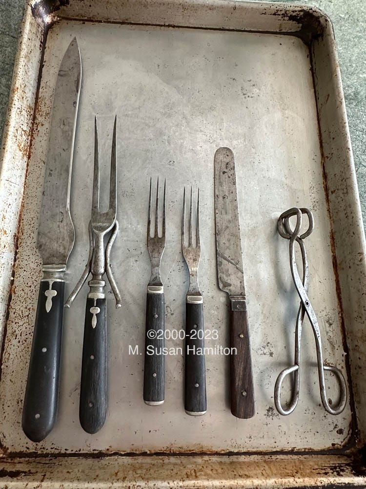 Photo of antique cooking utensils