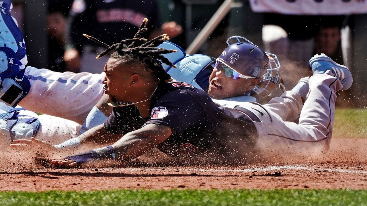Ramirez steal of home not enough, Royals win over Guardians