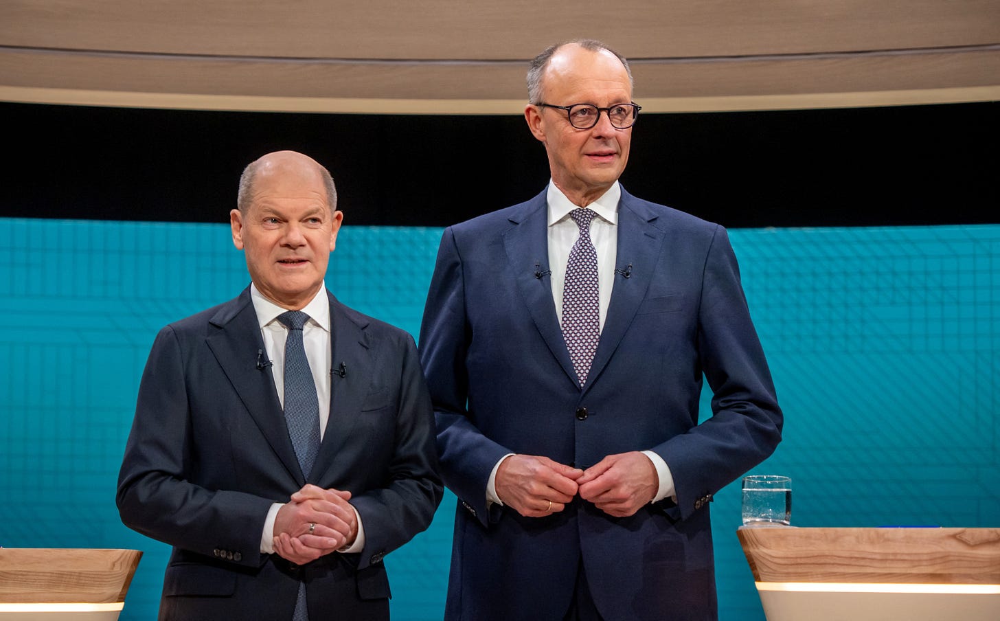 Allemagne : entre Olaf Scholz et Friedrich Merz, un duel télévisé sans dérapages