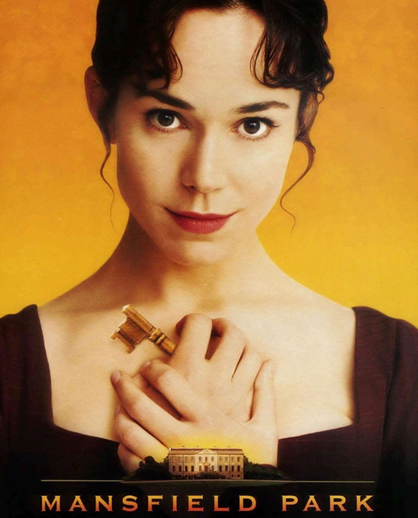 Poster of 1999 screen adaptation of Jane Austen’s Mansfield Park by Patricia Rozema 