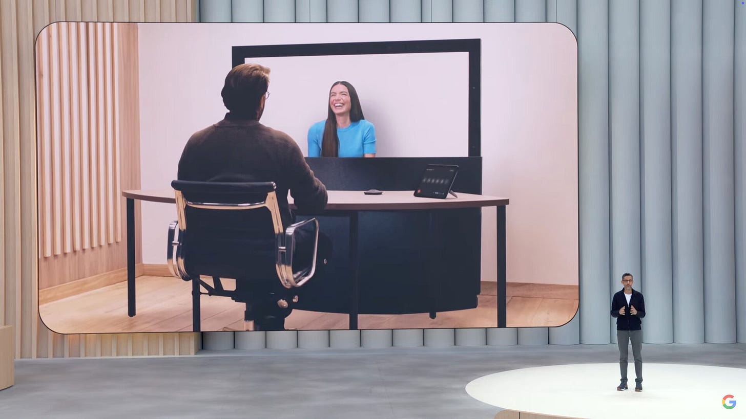 Google showcases 'Beam' futuristic 3D video calling tech at I/O 2025 -  Neowin