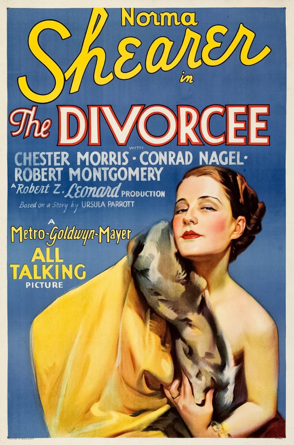 Theatrical poster for The Divorcee (1930)