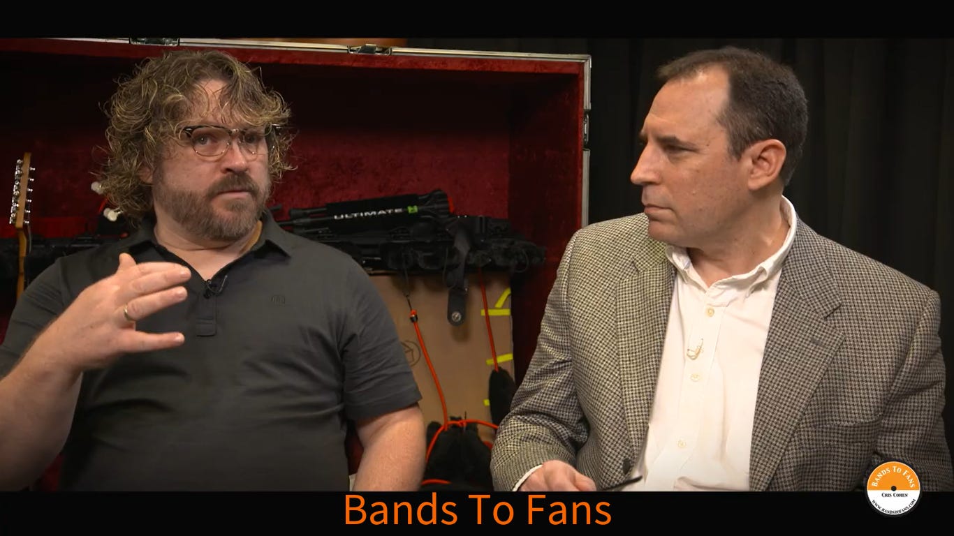 Chris Fryar of the Zac Brown Band and Cris Cohen of Bands To Fans