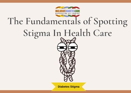 The fundamentals of spotting stigma in healthcare. Image of a knot 