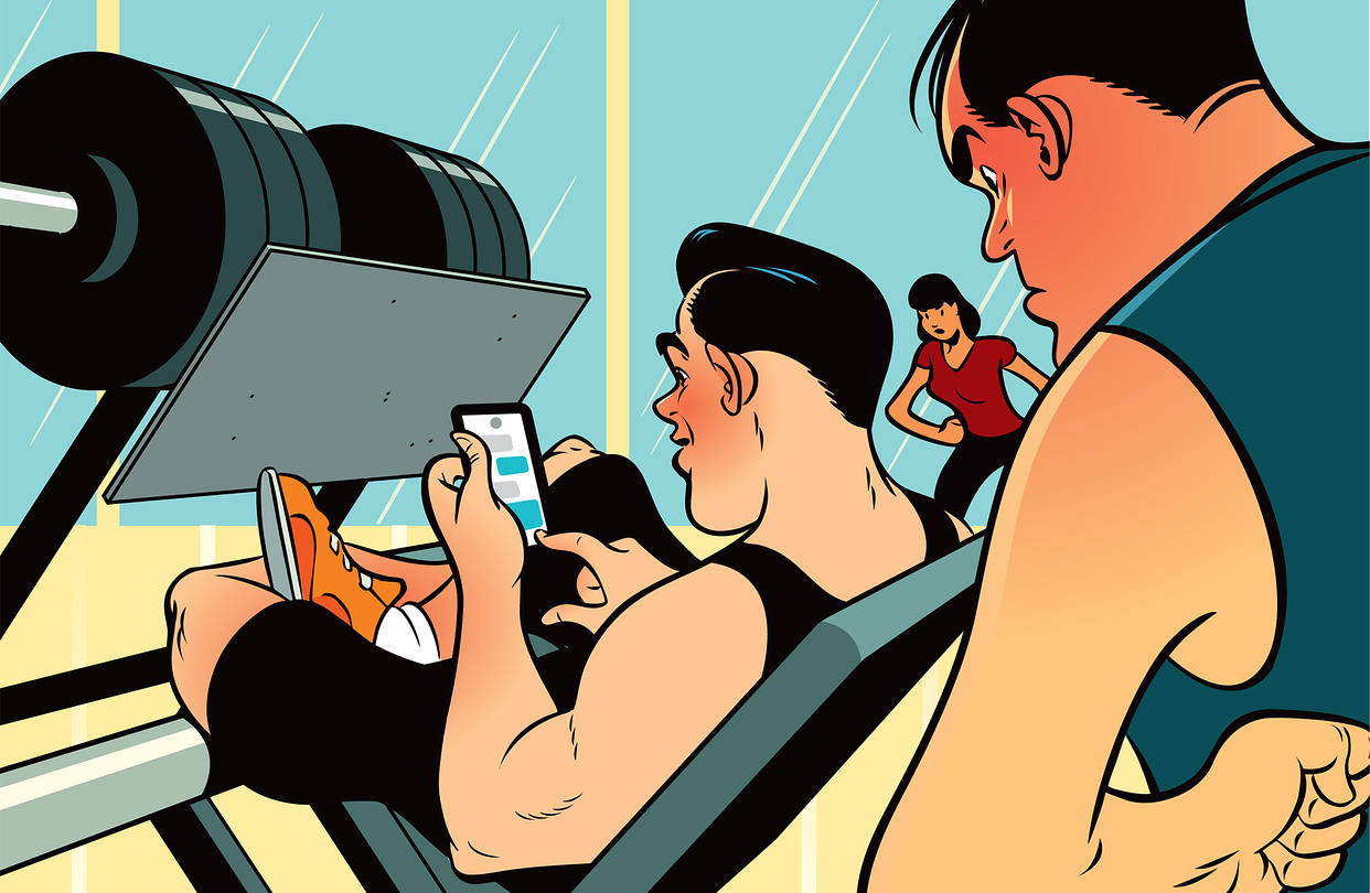 The Most Aggravating Smartphone Sins at the Gym - WSJ