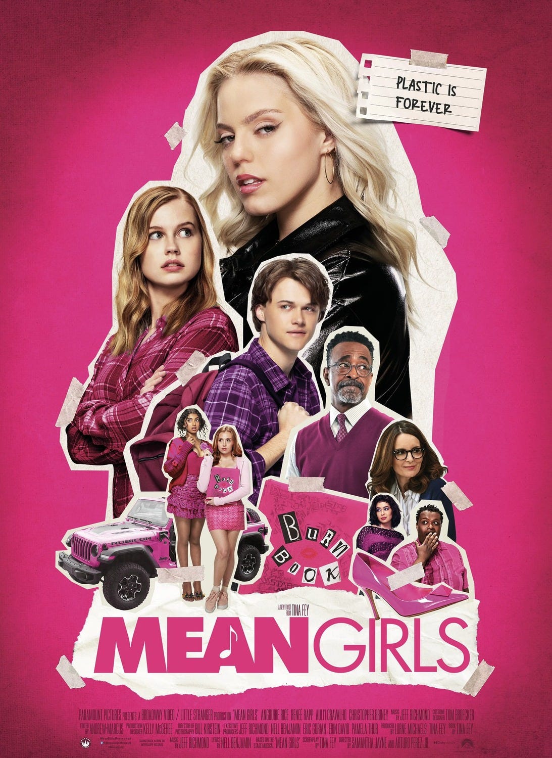 Poster for the 2024 version of "Mean Girls"