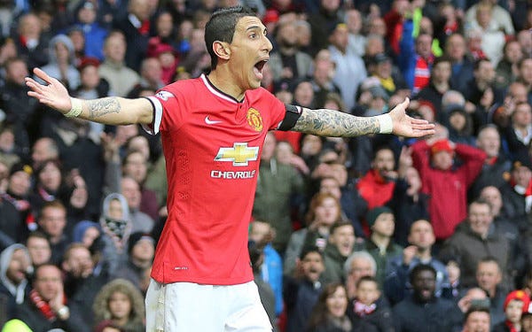 Angel Di Maria biggest soccer loser premier league 2015