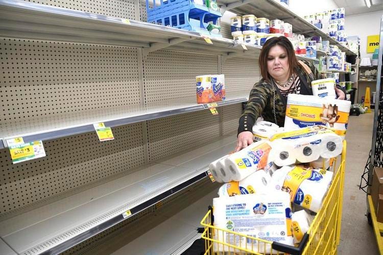 Panic buying has left many items on grocery store shelves depleted | Health  | register-herald.com