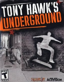 Tony Hawk Underground Box Art