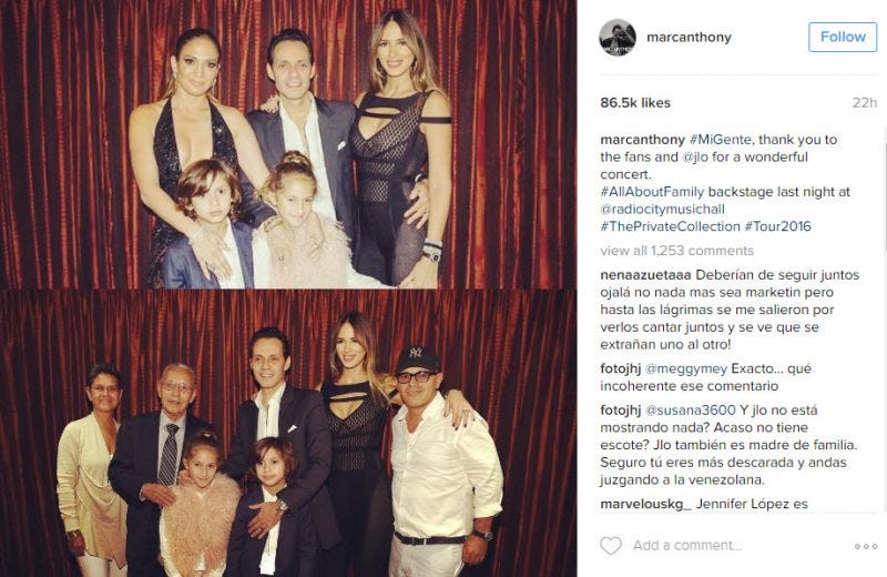 marc anthony gets with jennifer lopez