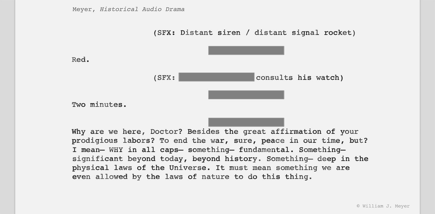 Meyer, Historical Audio Drama