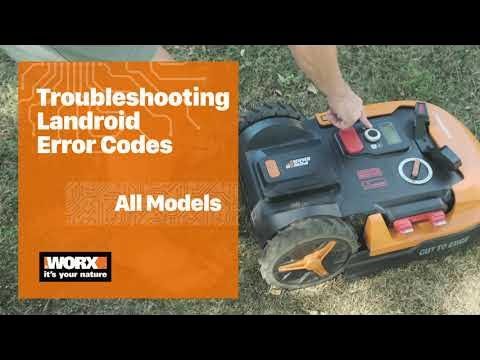 Landroid Error Codes Troubleshooting - Worx Landroid