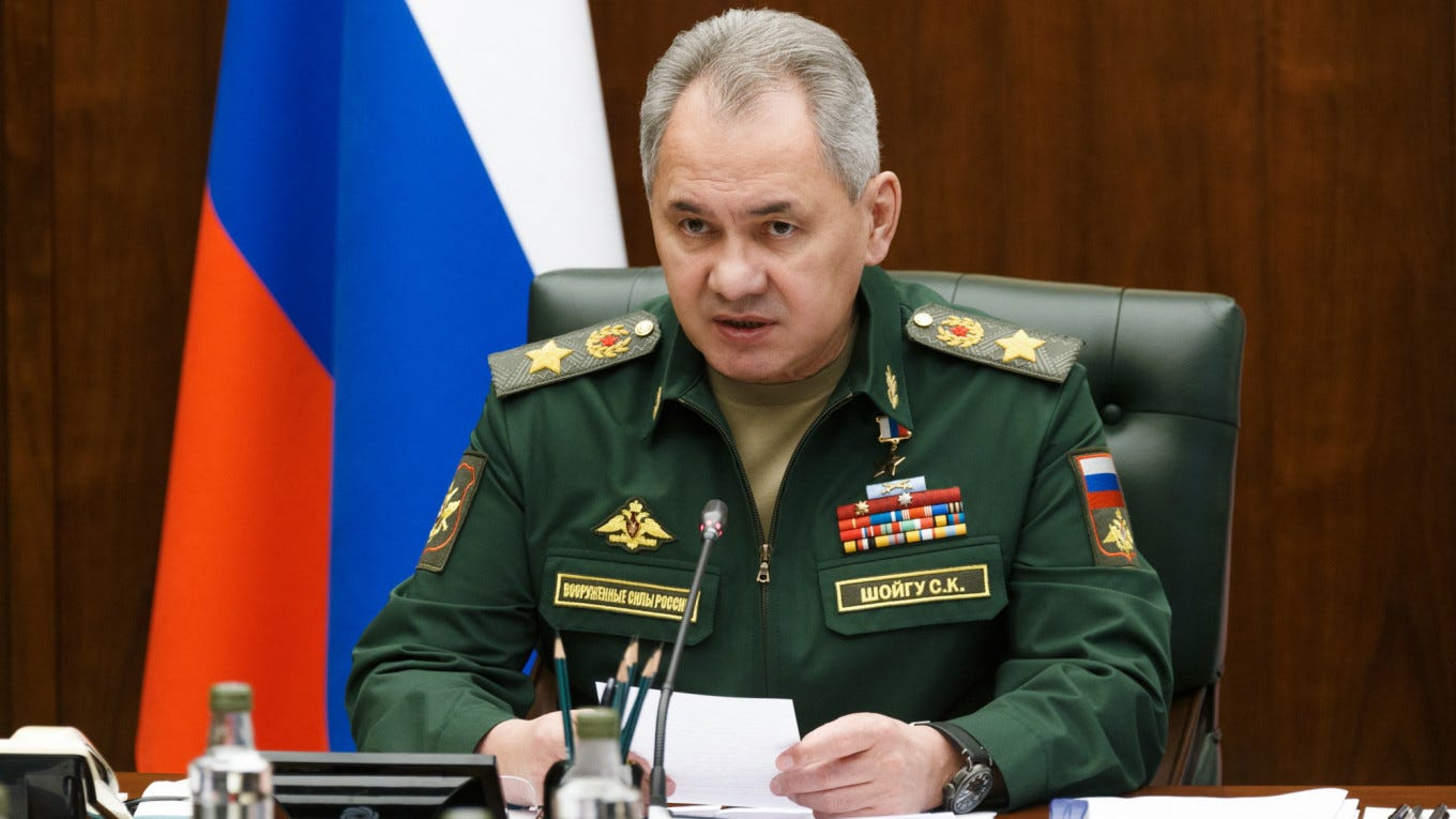 Russian Defense Minister Reappears After 2-Week Absence - The Moscow Times