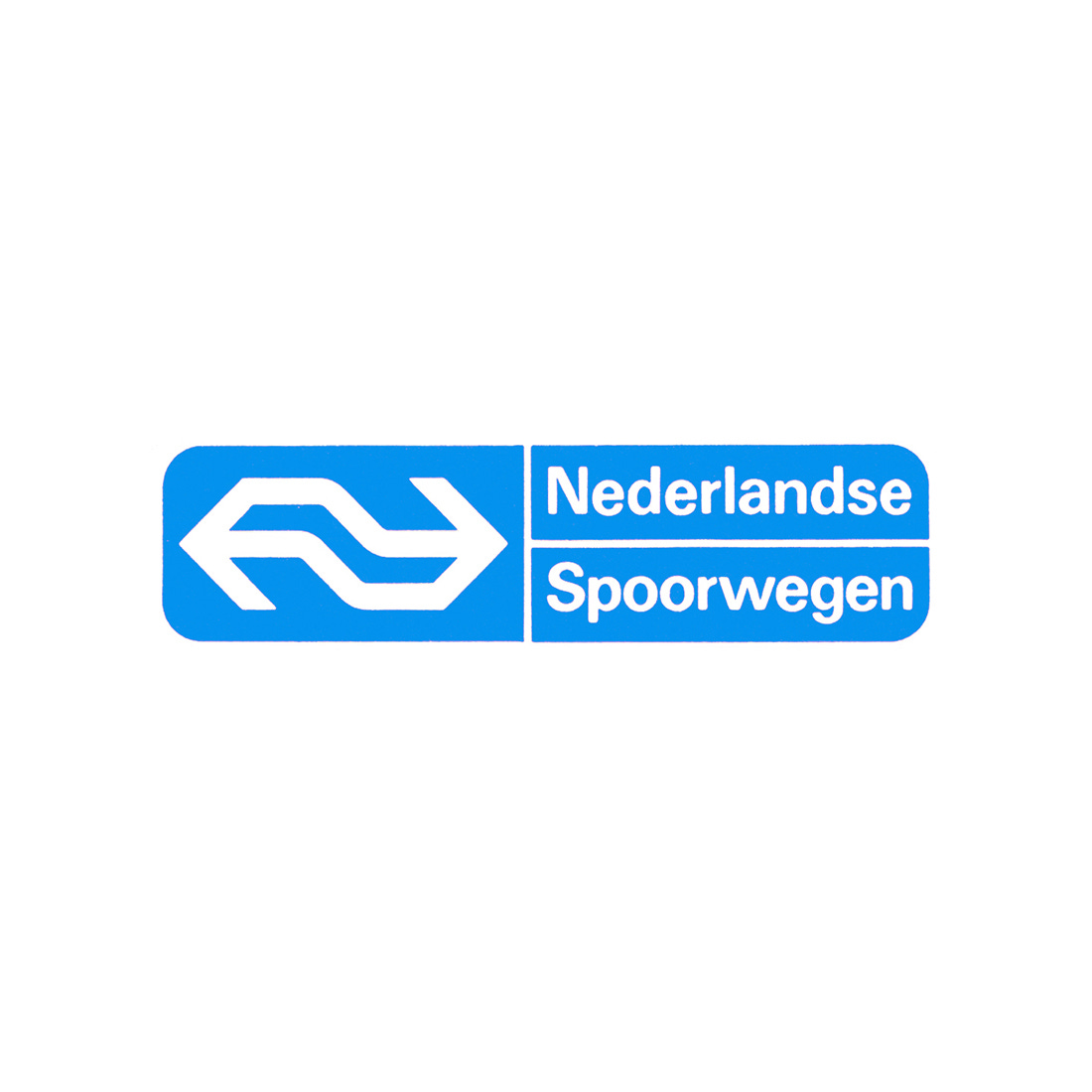 Tel Design's 1967 logo for Dutch rail network Nederlandse Spoorwege