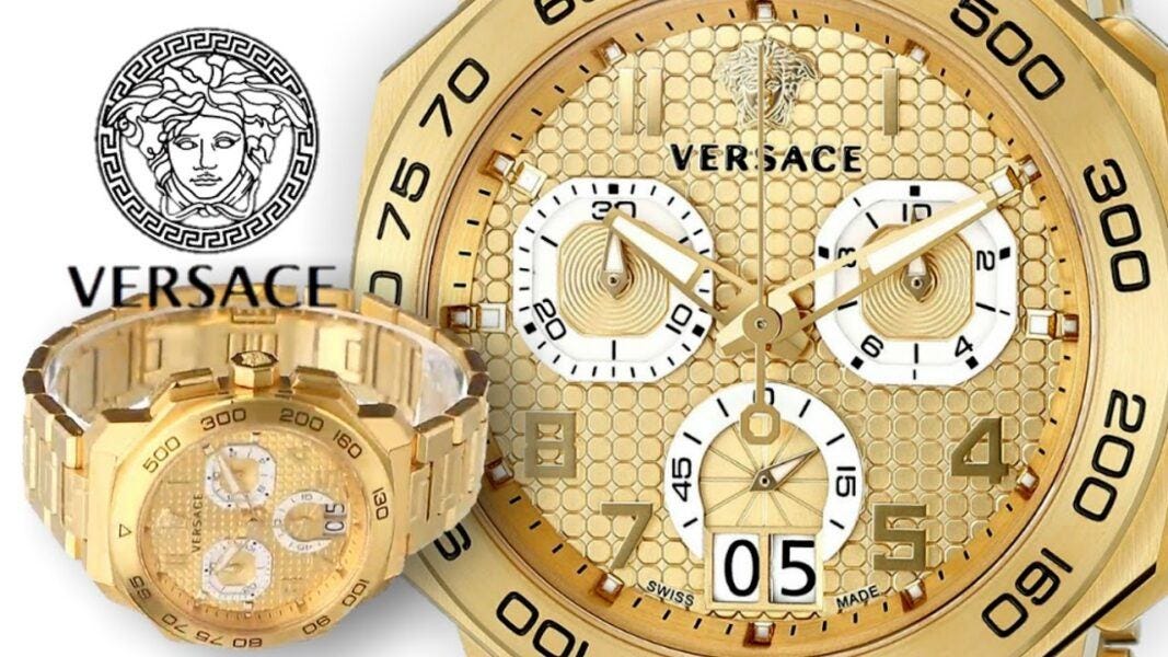 versace mens dylos chrono vqc040014 hottest watches holiday gifts 2021