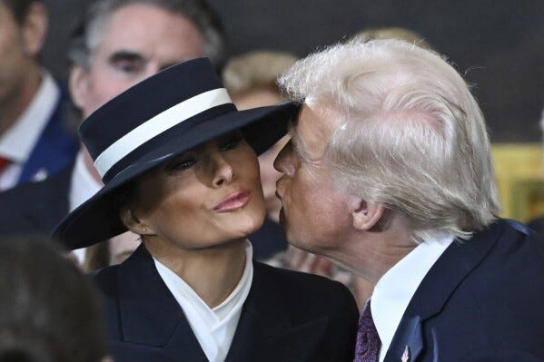 What Melania Trump wore to the inauguration | AP News