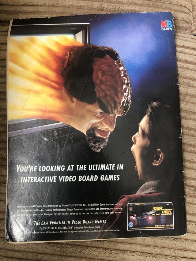 r/TNG - Going through some stuff again, found this advert on the back of a 200AD comic from 94