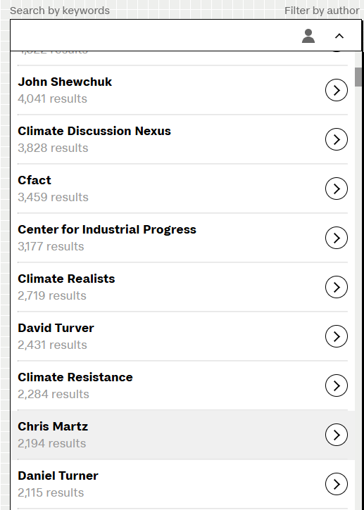 Leading UK Individual in Sceptic Rankings