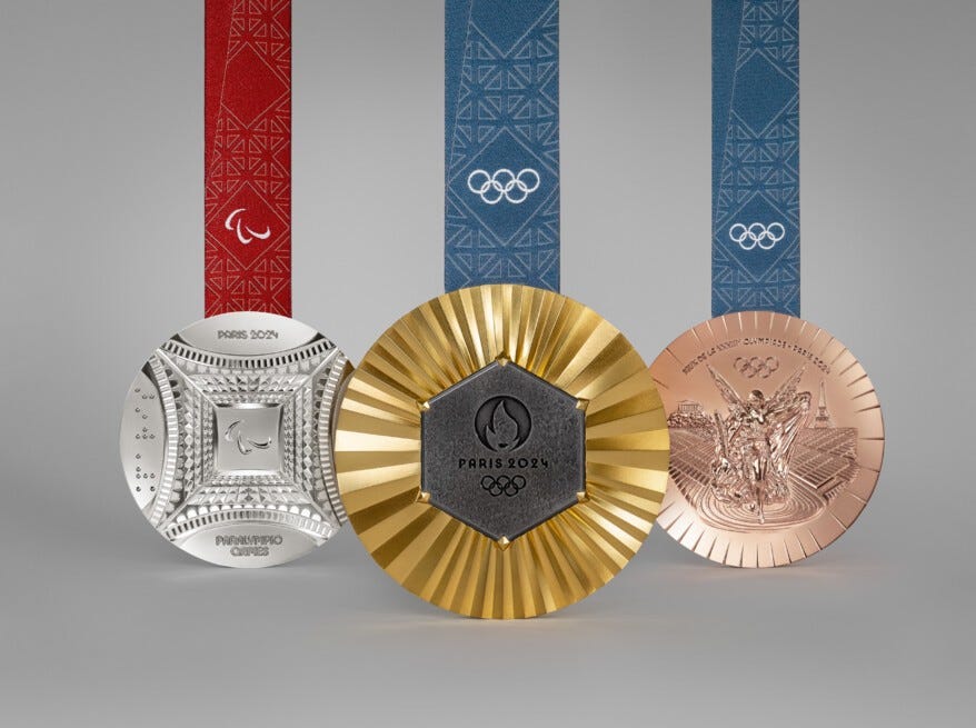 Paris 2024 reveals the medals for the upcoming Olympic and Paralympic Games